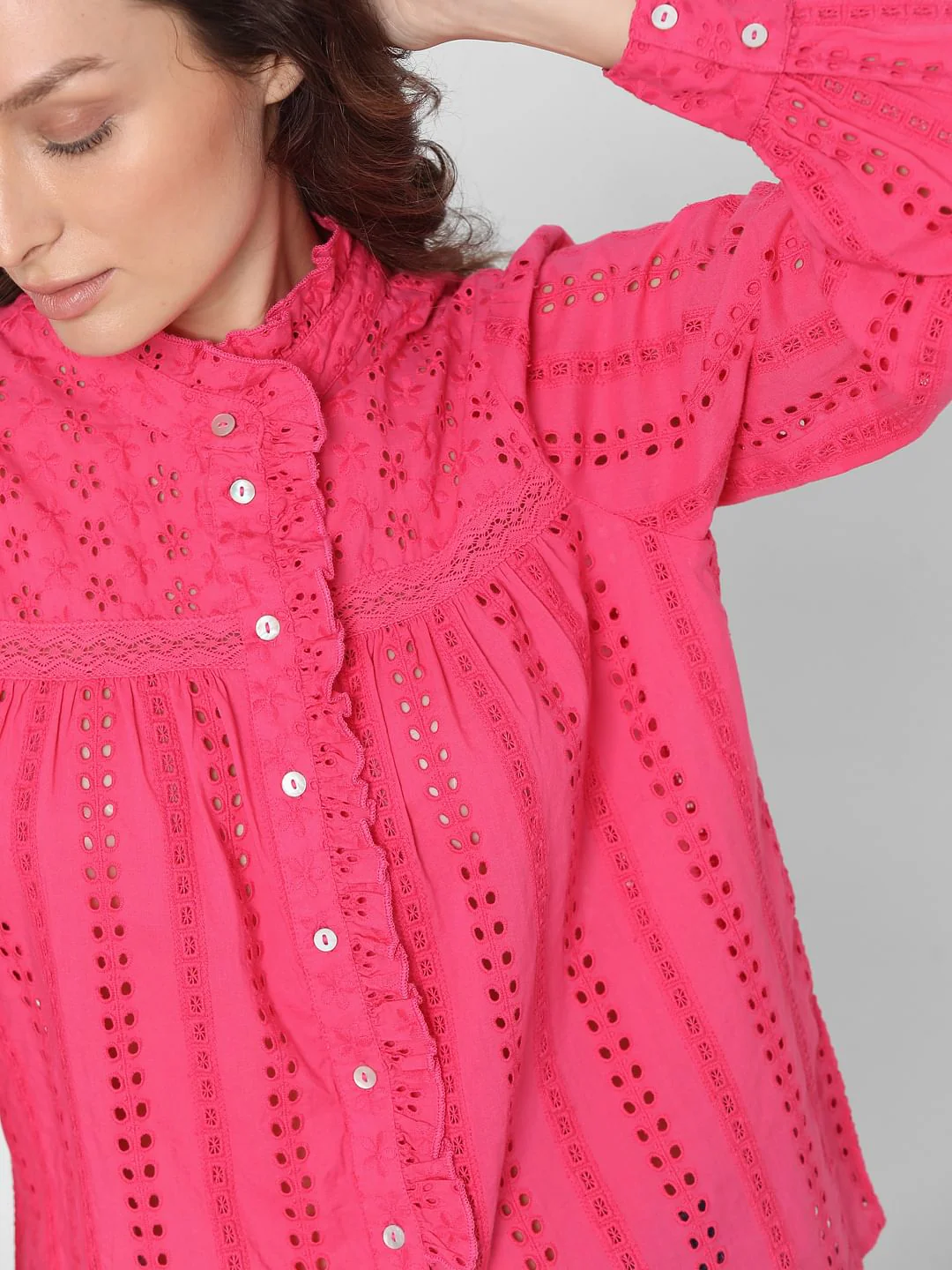 Pink Schiffli Shirt - Image 8