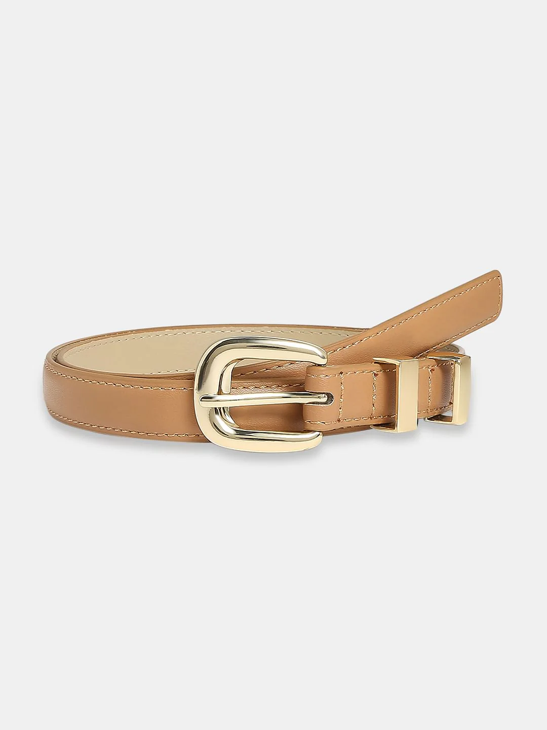 Brown Slim Jeans Belt - Image 2