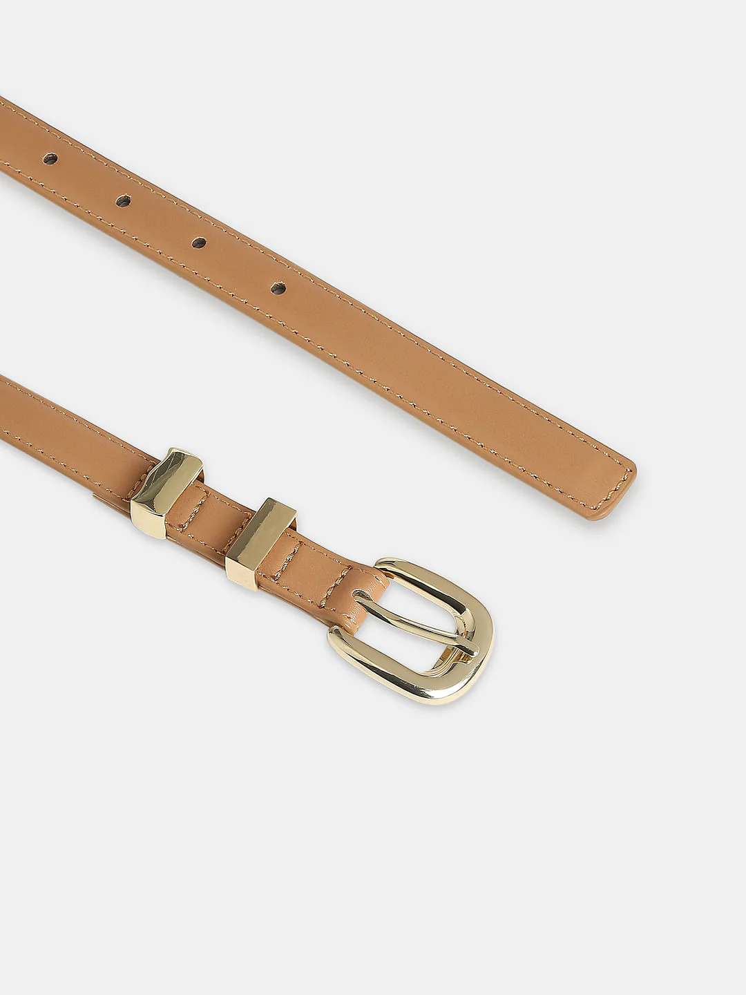 Brown Slim Jeans Belt - Image 4