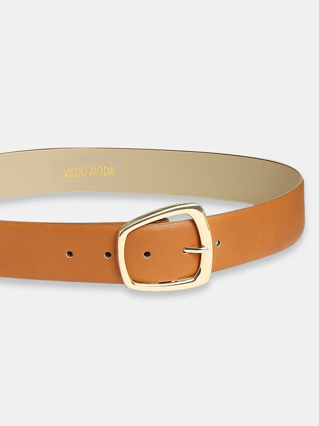 Tan Wide Jeans Belt - Image 3