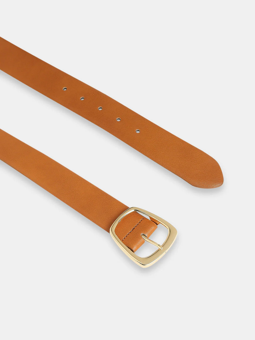 Tan Wide Jeans Belt - Image 4