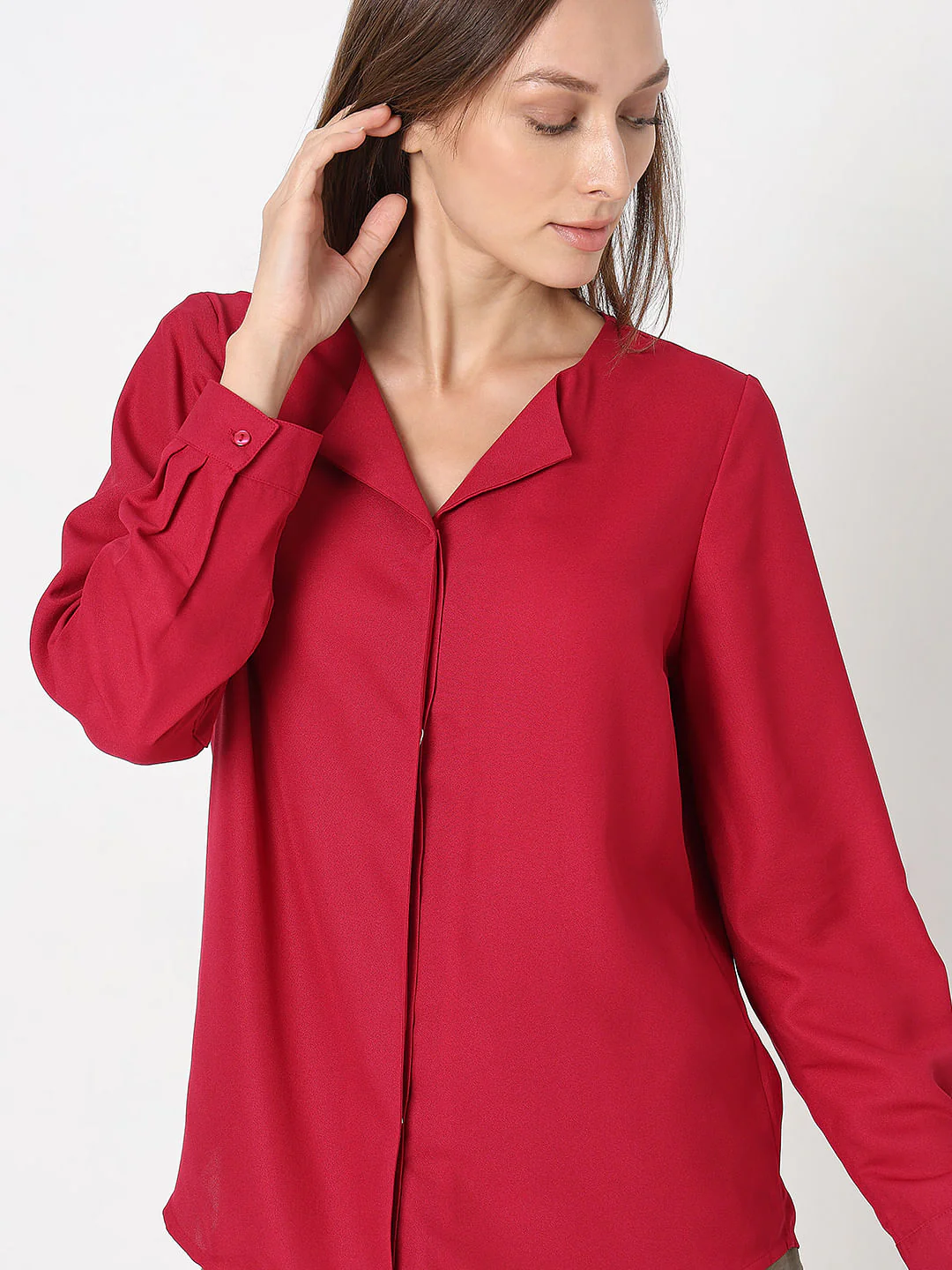 Red Full Sleeves Top - Image 6
