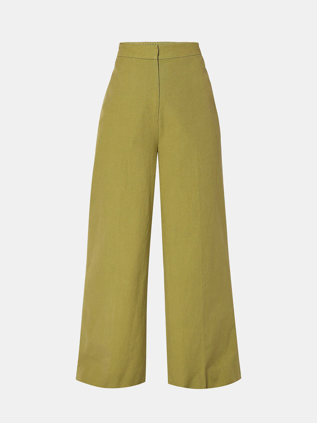 Green Mid Rise Flared Pants - Image 8