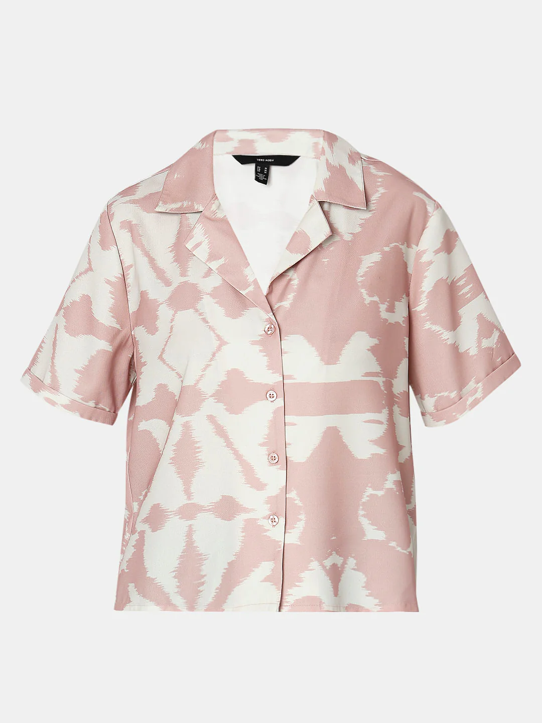 Pink Printed Casual Shirt - Image 7