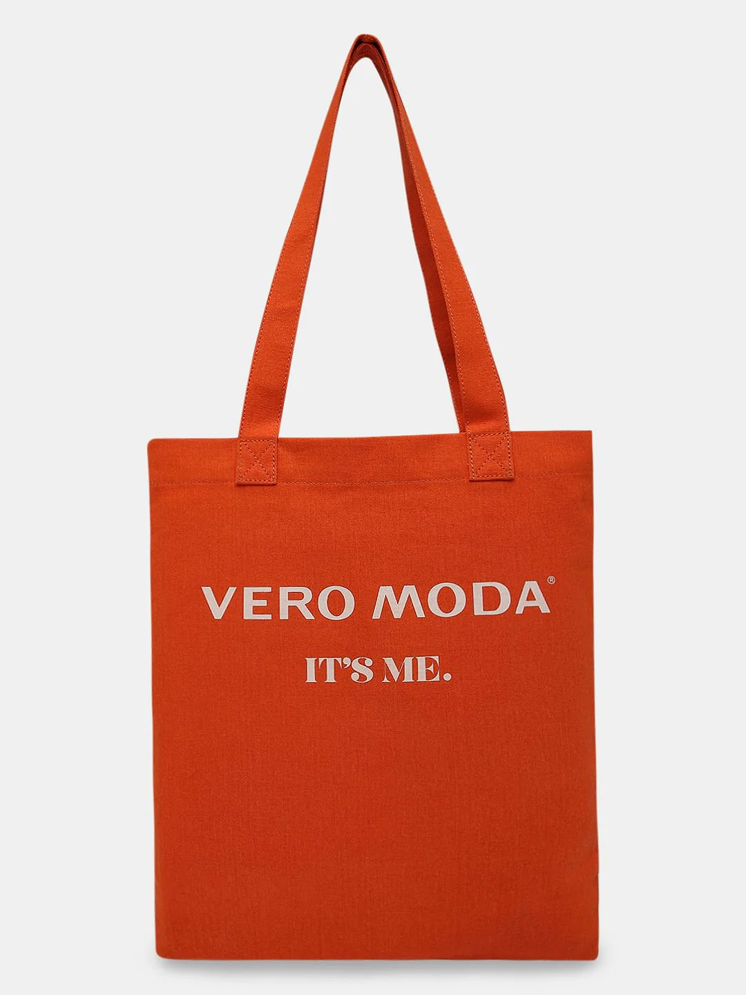 Orange Printed Tote Bag - Image 5