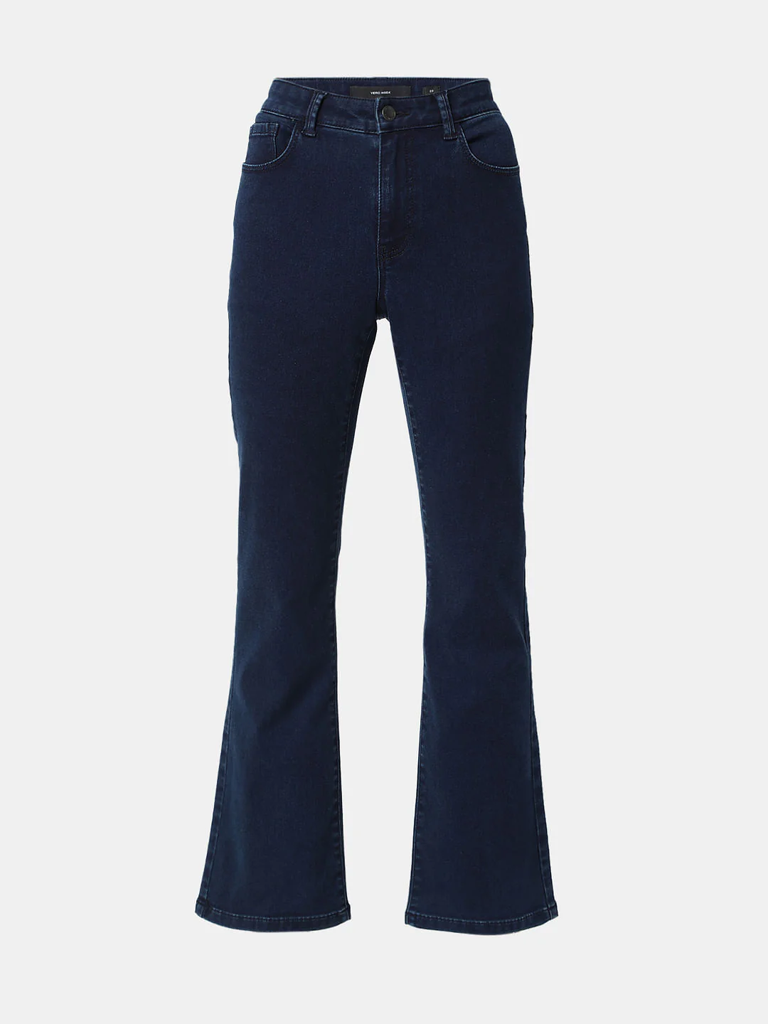 Dark Blue Mid Rise Petra Bootcut Jeans - Image 7