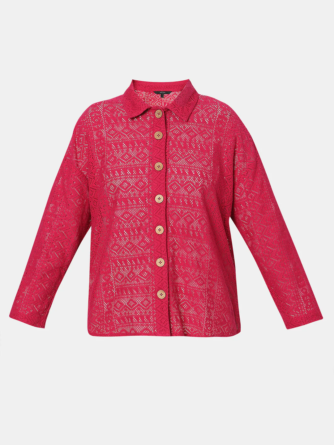 Red Embroidered Shirt - Image 7