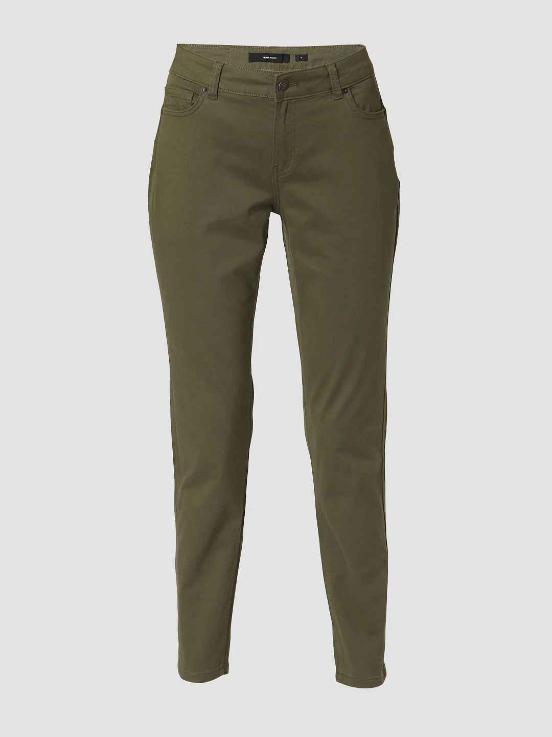 Green Mid Rise Chino Pants - Image 7