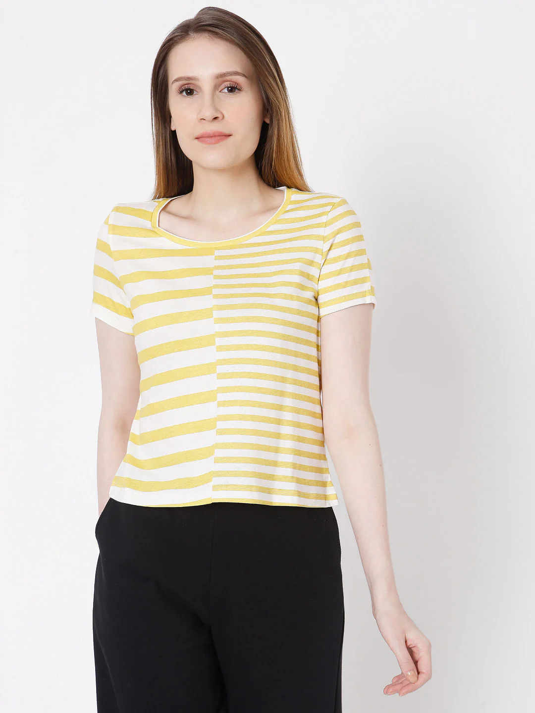 Yellow Striped T-Shirt - Image 2