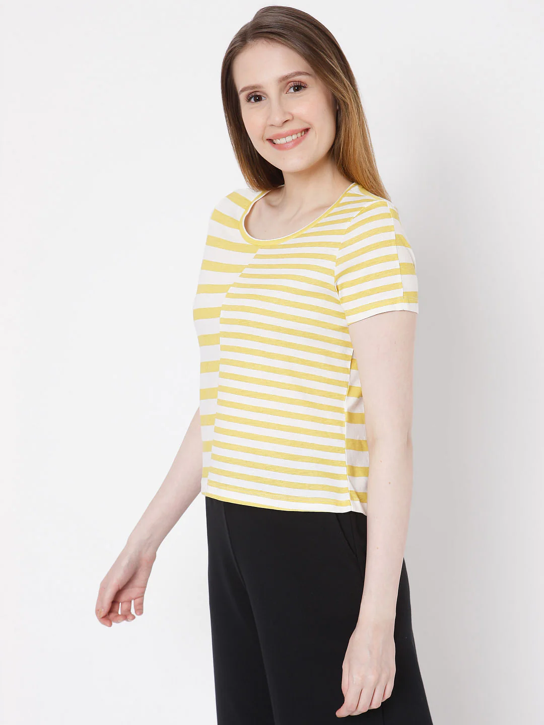 Yellow Striped T-Shirt - Image 3