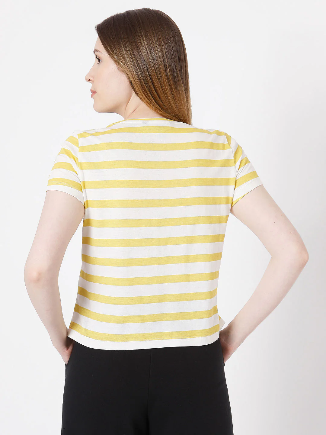 Yellow Striped T-Shirt - Image 4