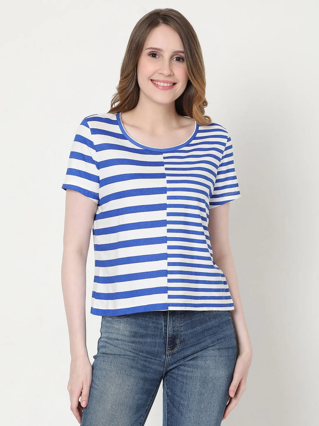 Blue Striped T-Shirt - Image 2