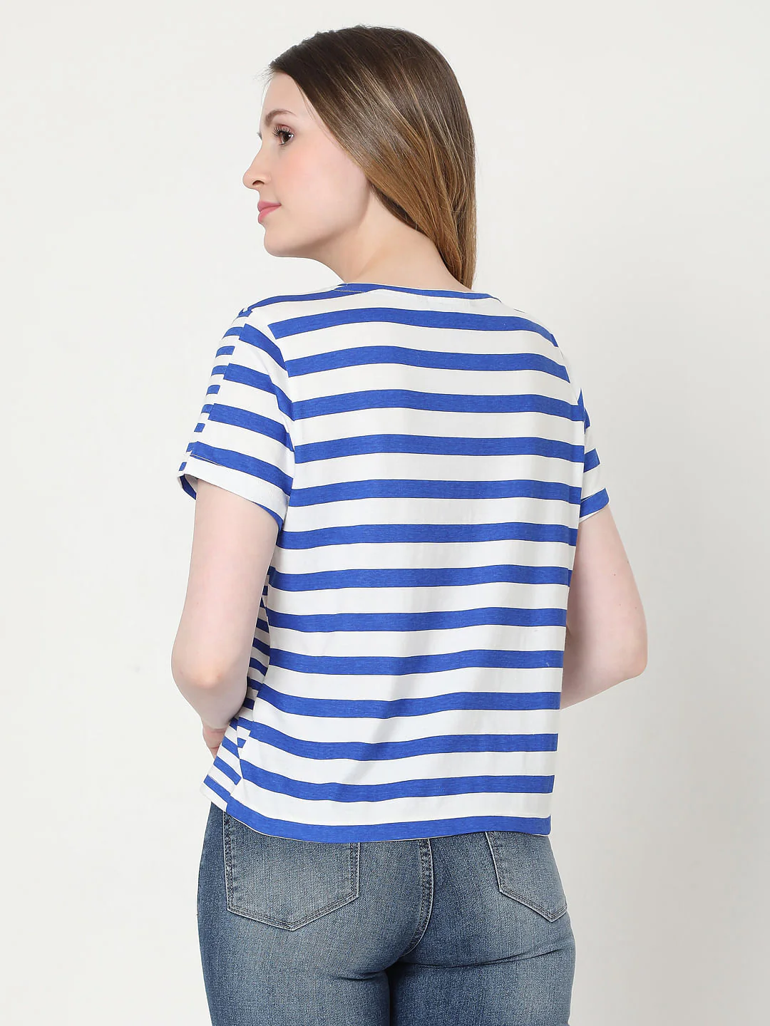 Blue Striped T-Shirt - Image 4