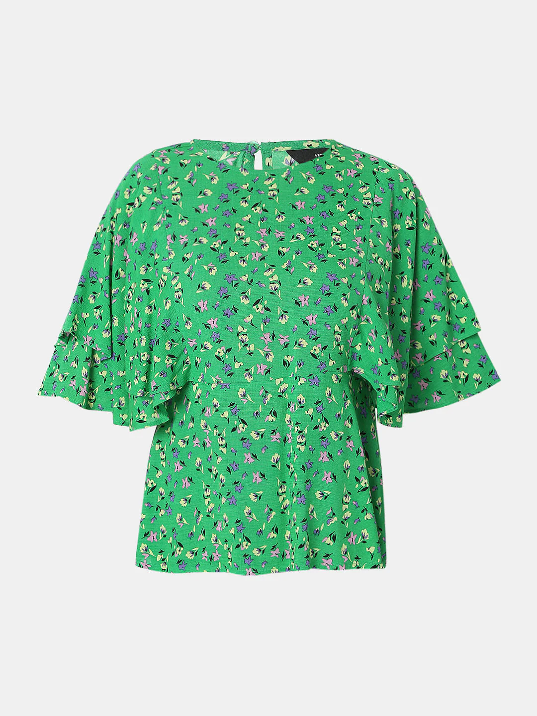 Green Flared Sleeves Top - Image 7