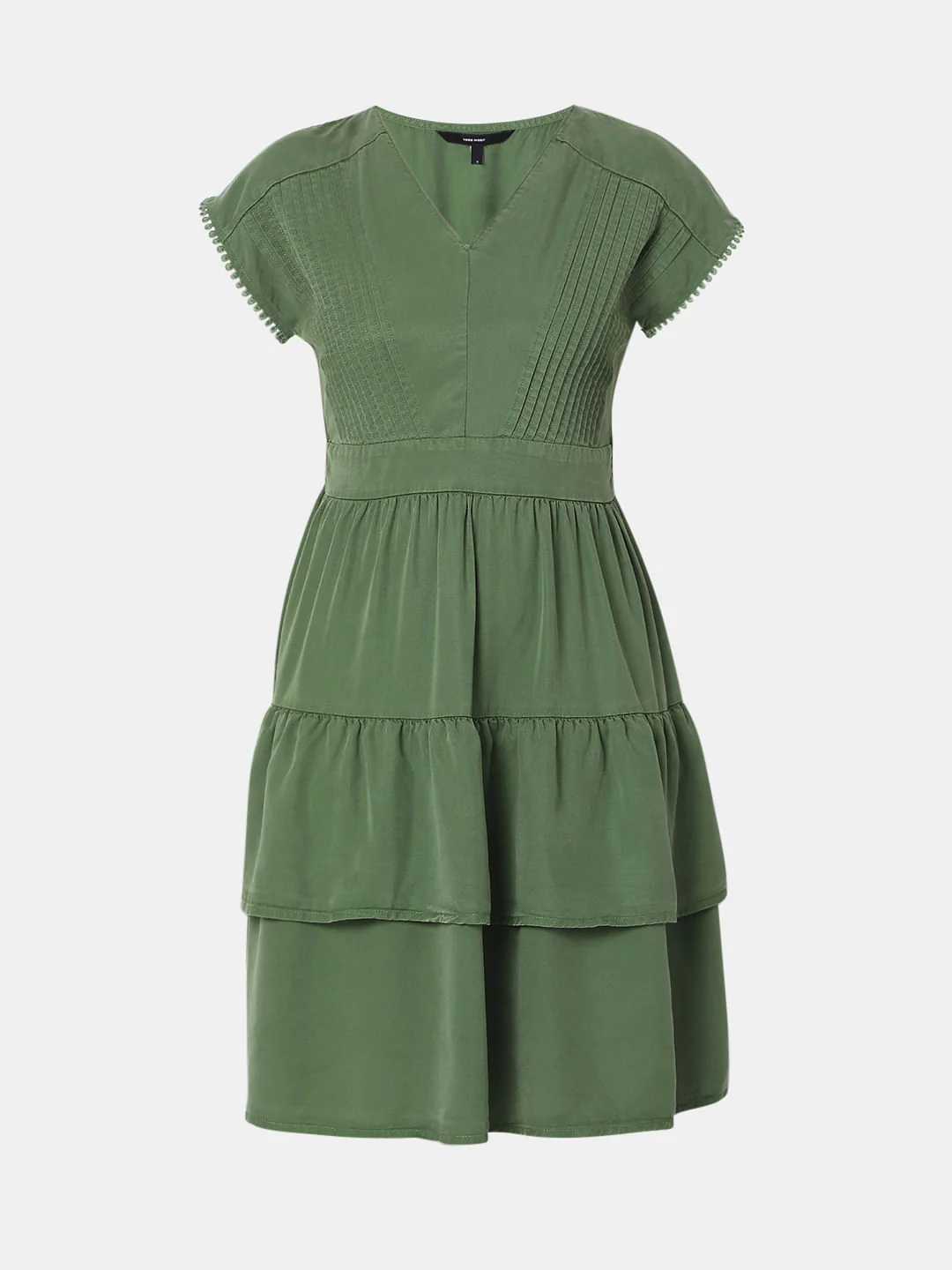 Green Fit & Flare Dress - Image 7