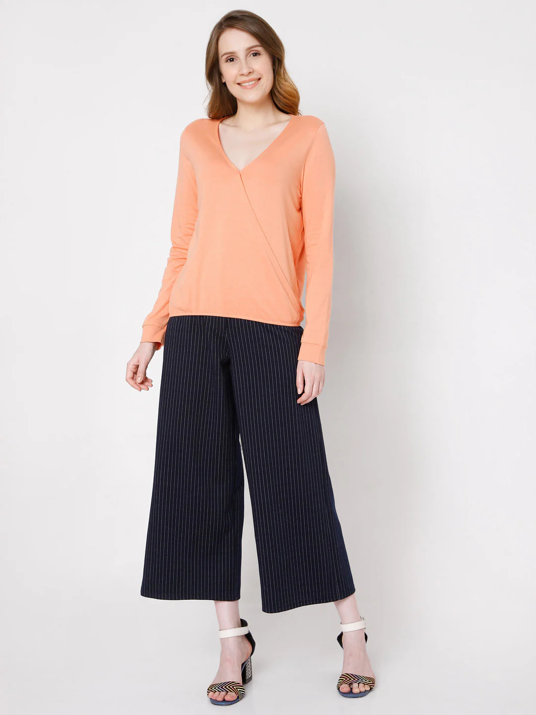 Coral Wrap Top - Image 5
