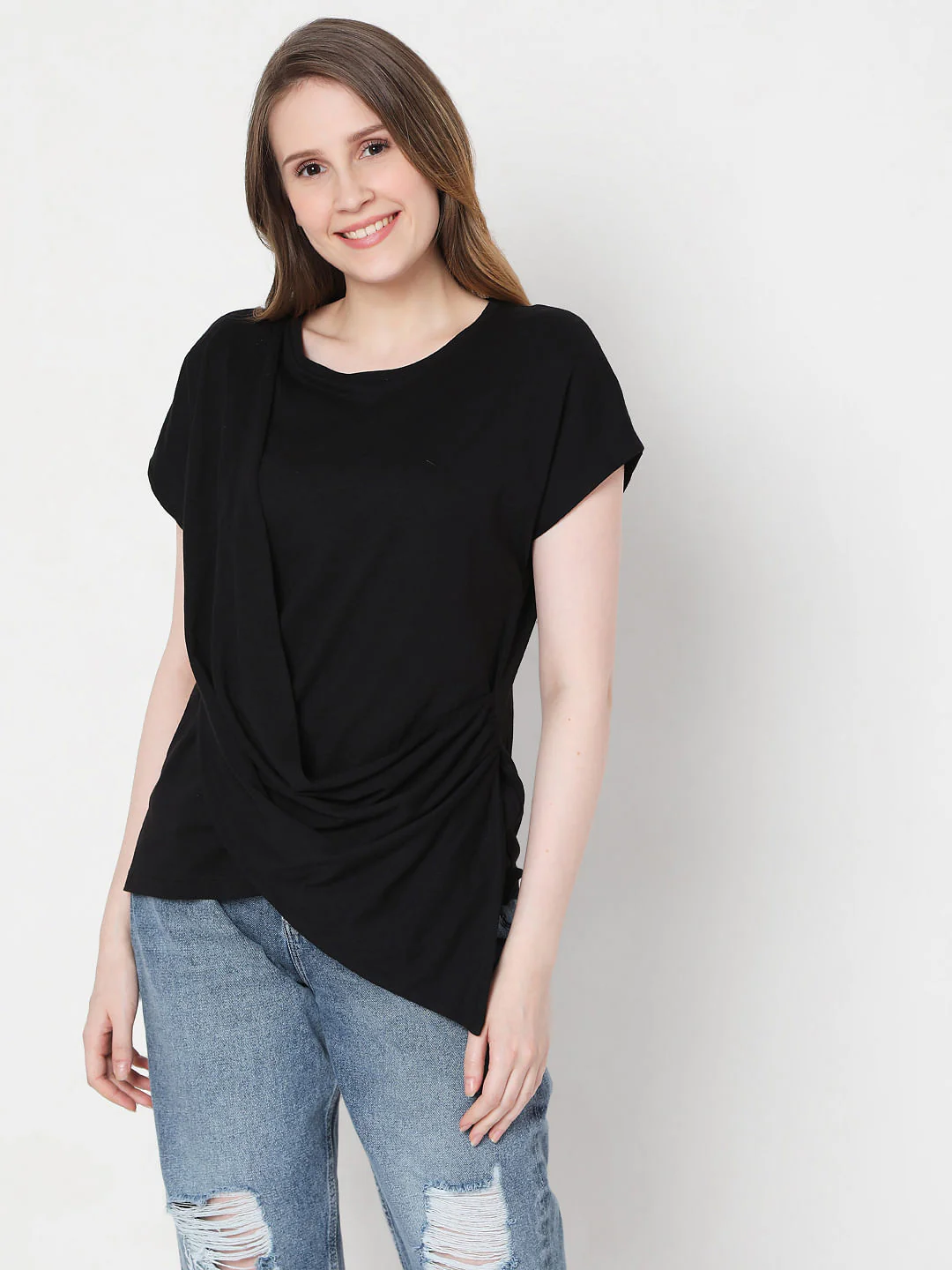 Black Asymmetric Top - Image 2