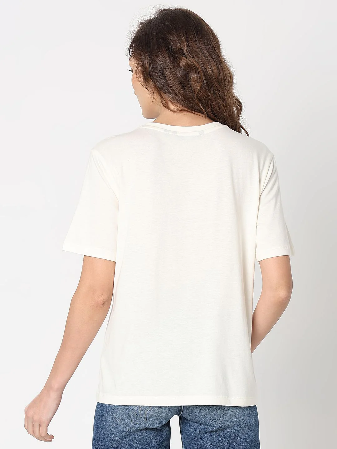White Palm Print T-Shirt - Image 4