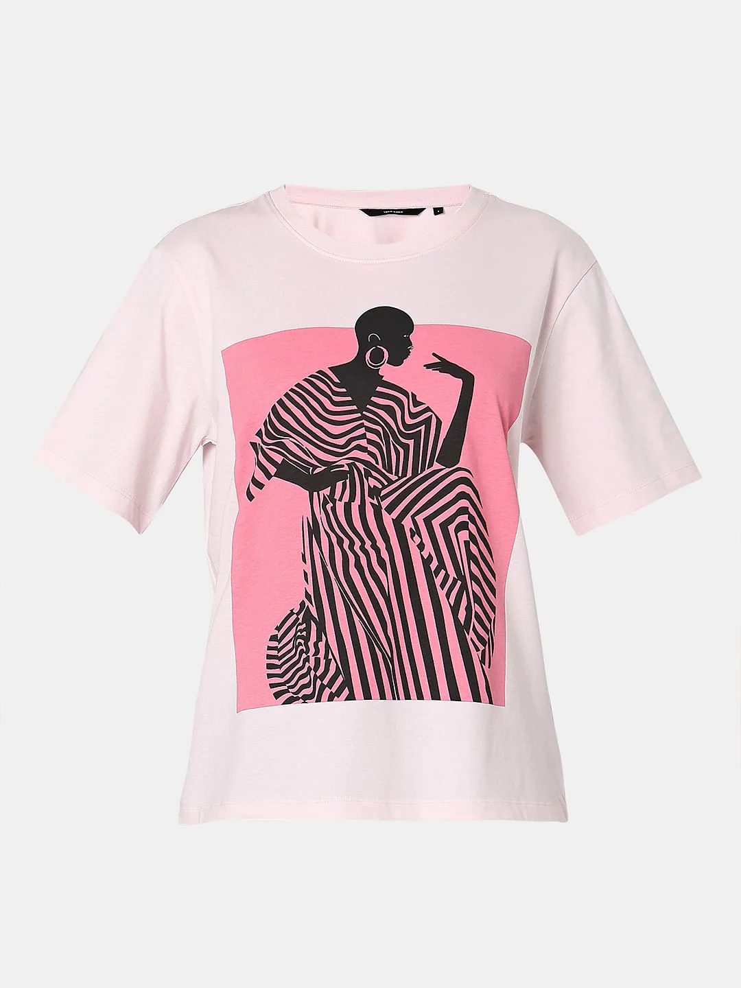 Lilac Graphic Print T-Shirt - Image 7