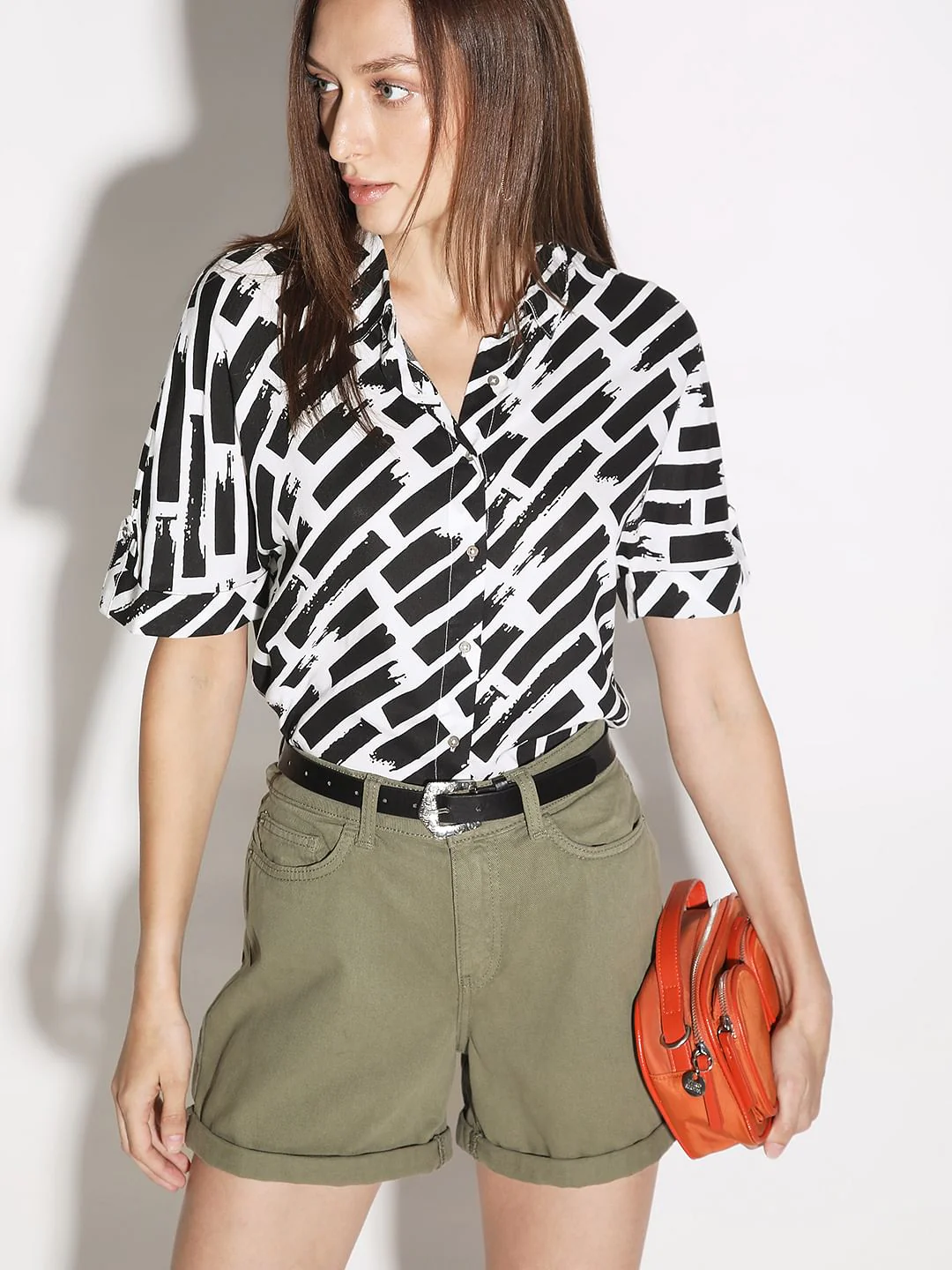 White Monochrome Shirt