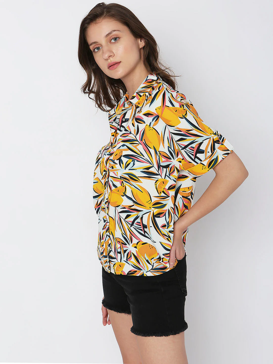 White All Over Print Shirt - Image 3