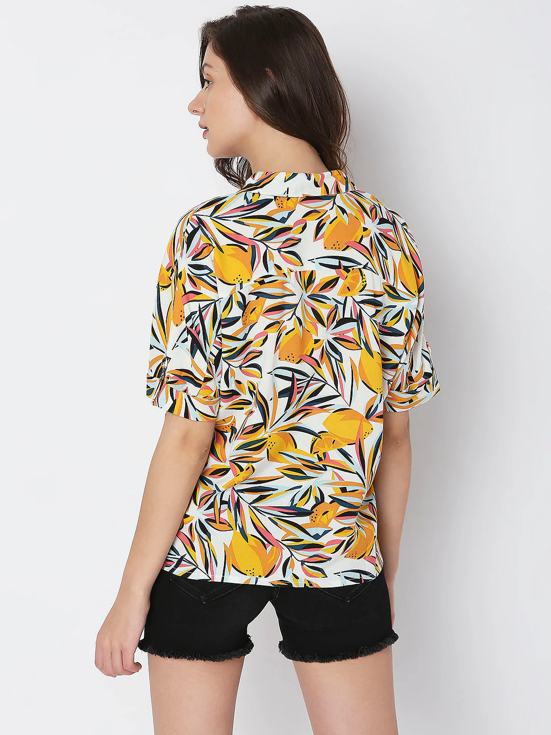 White All Over Print Shirt - Image 4