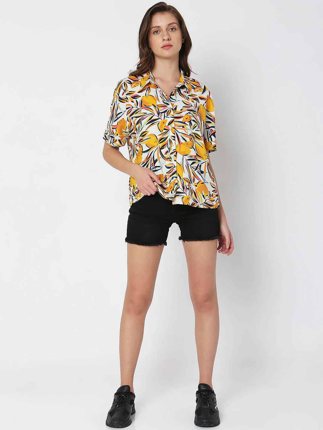 White All Over Print Shirt - Image 5