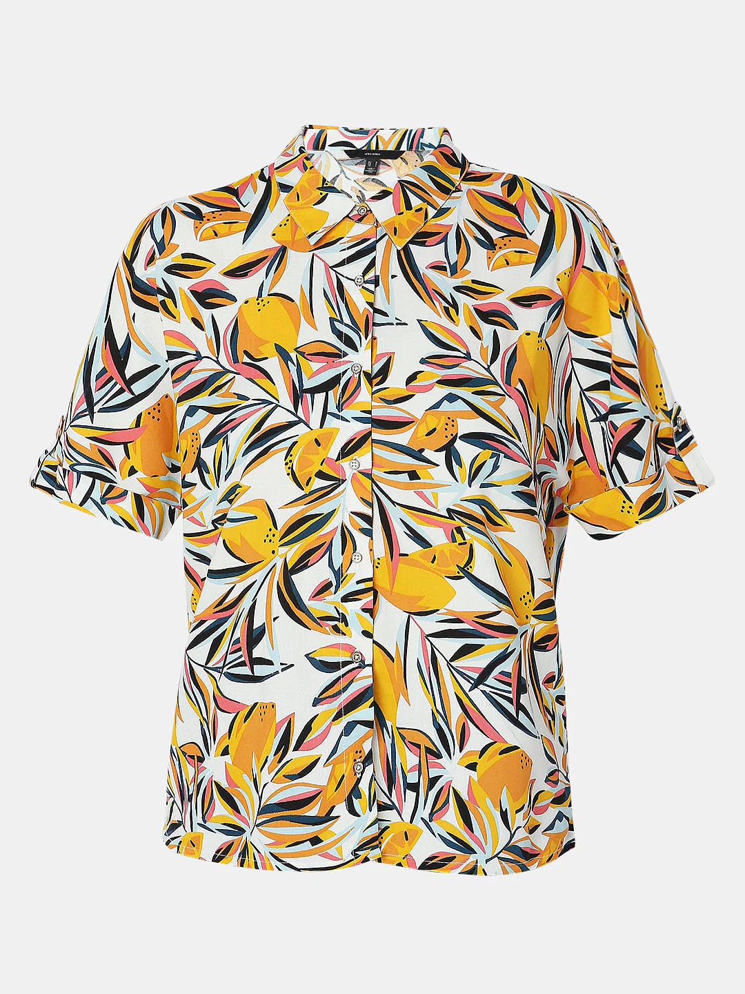 White All Over Print Shirt - Image 7