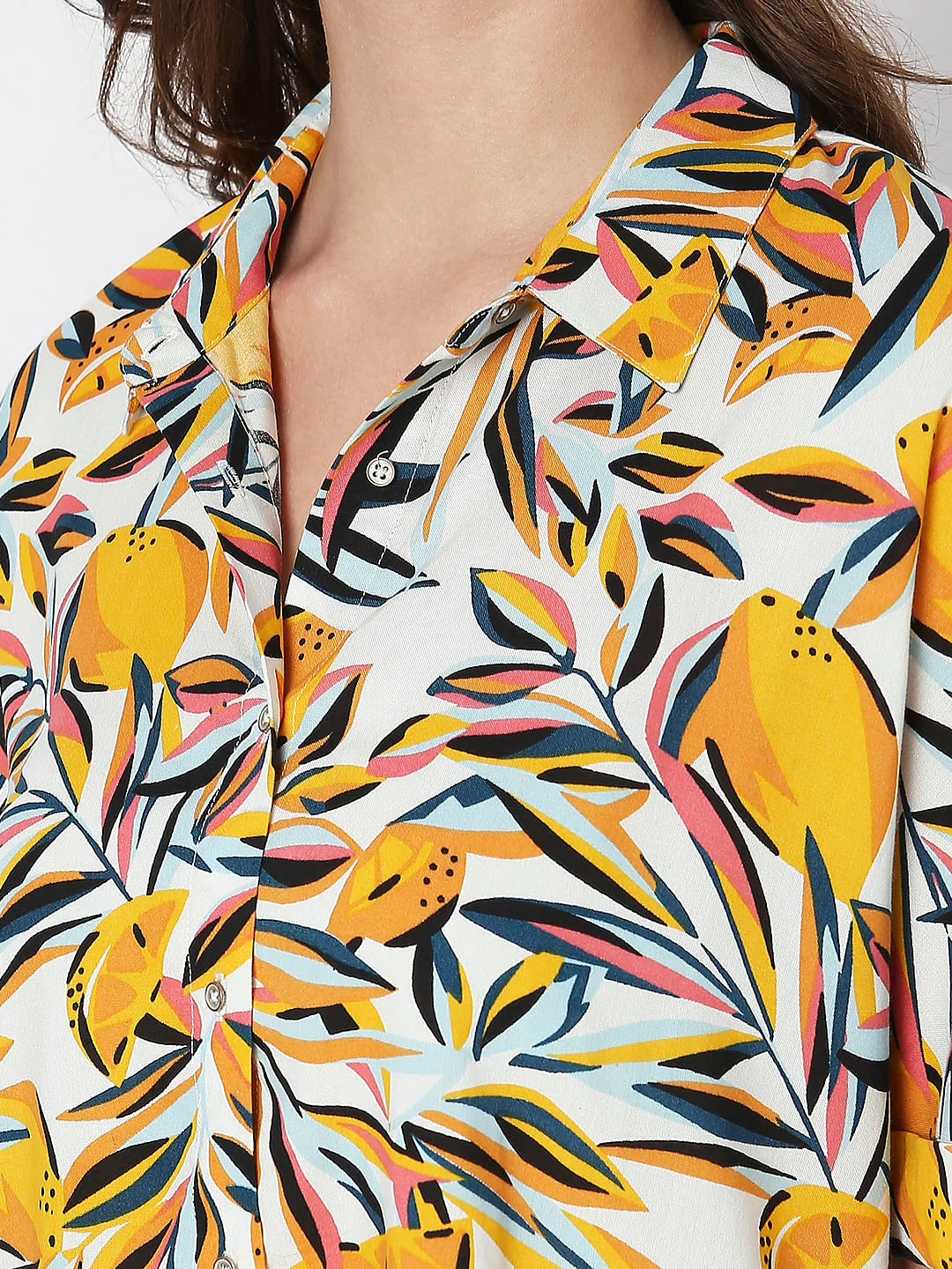 White All Over Print Shirt - Image 8