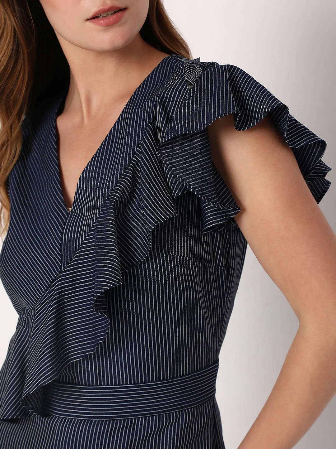 Blue Striped Jumpsuit - Image 5