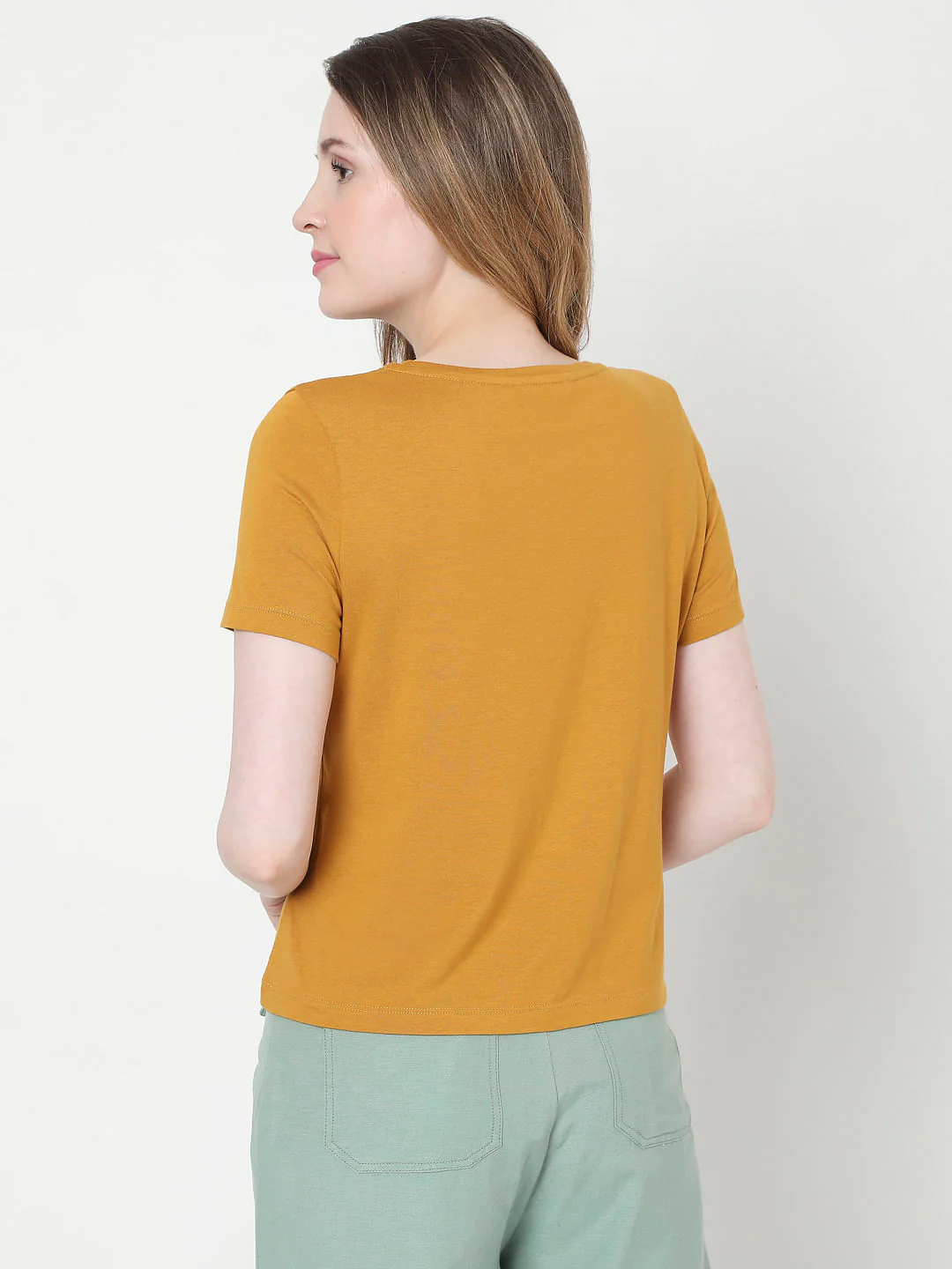 Brown Vegan Print T-Shirt - Image 4