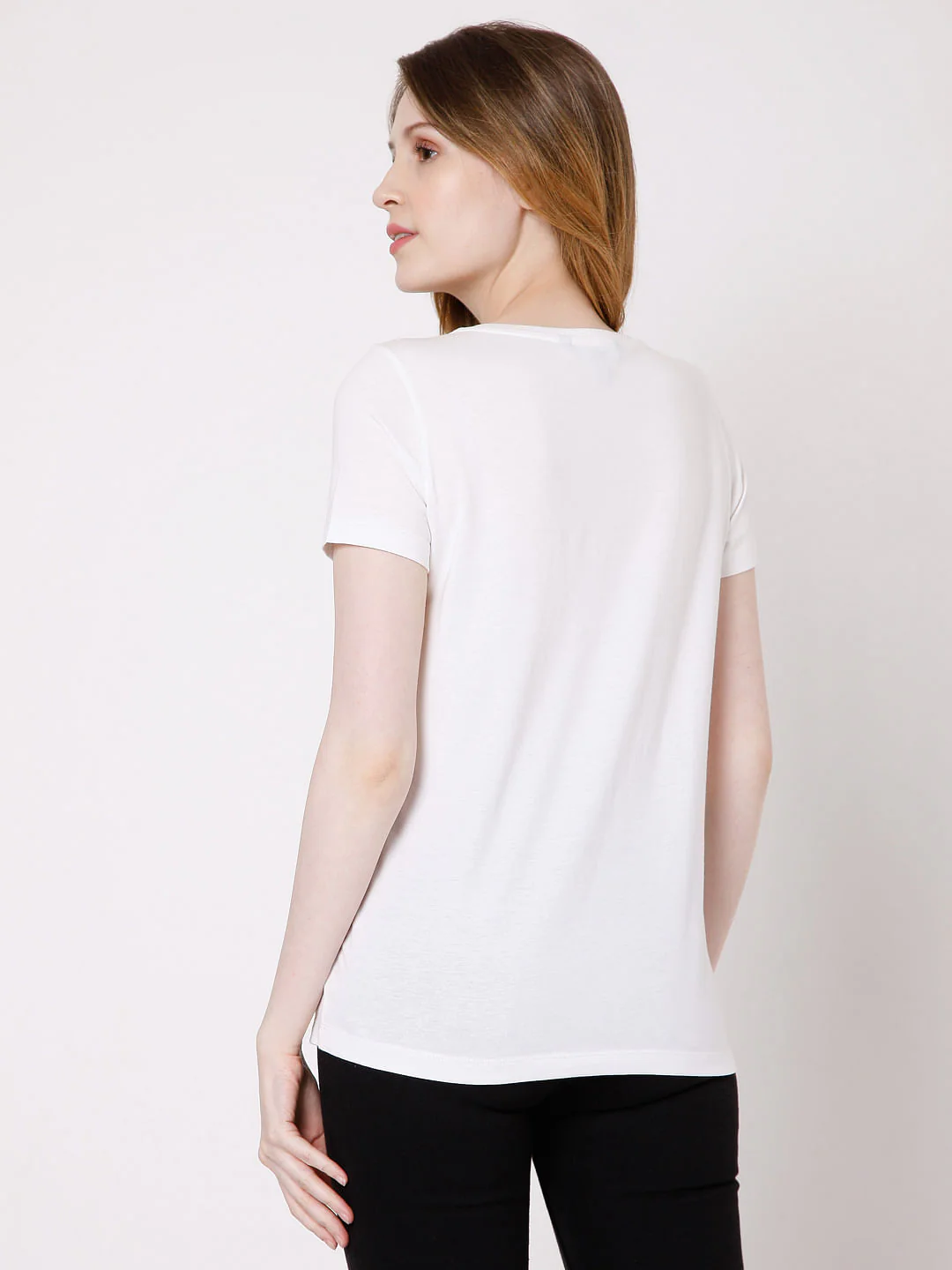 White Graphic Print T-Shirt - Image 4