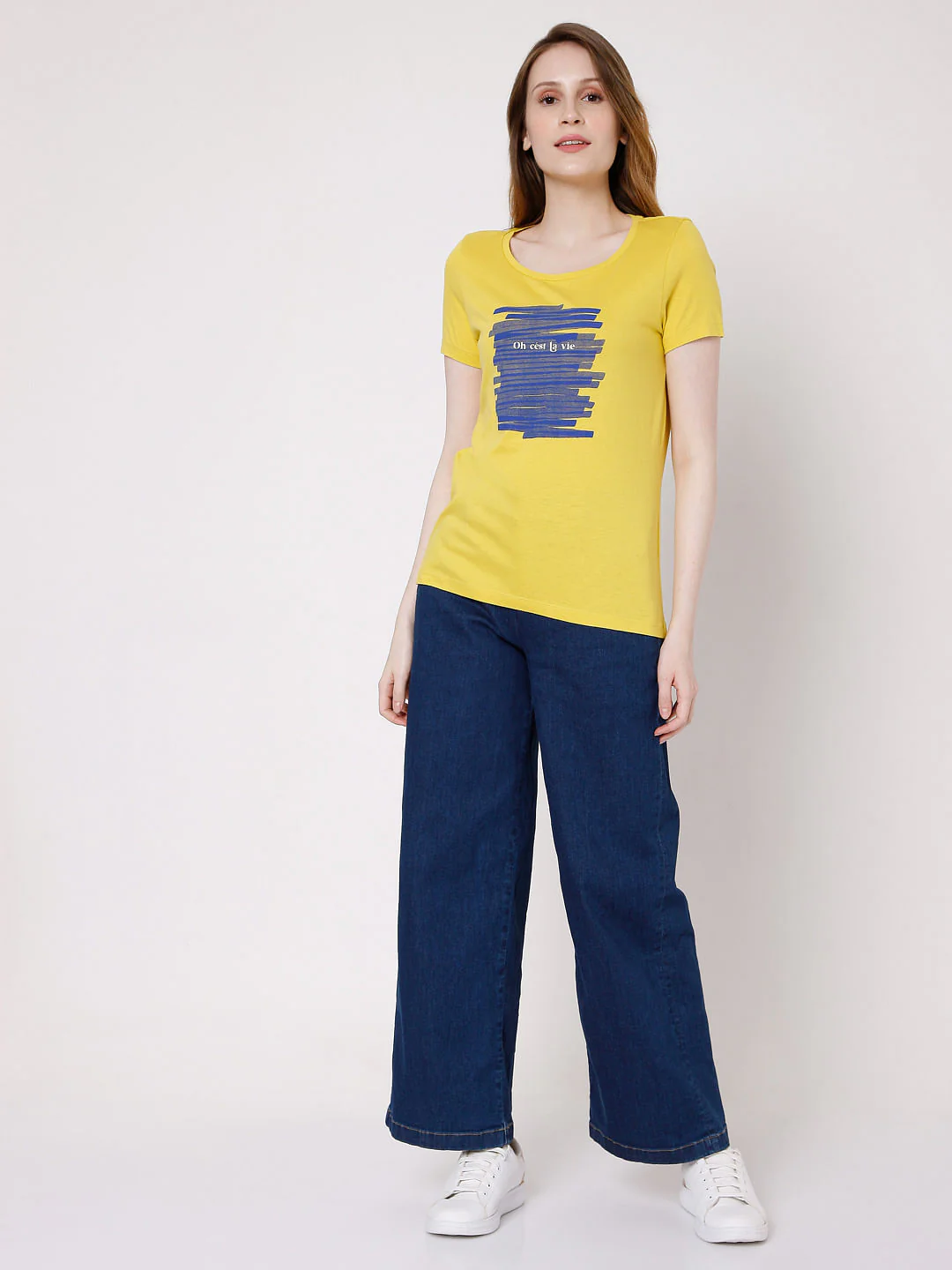 Yellow Graphic Print T-Shirt - Image 5