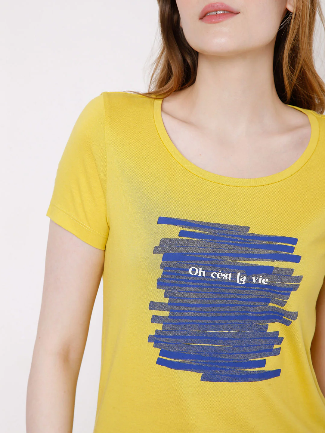 Yellow Graphic Print T-Shirt - Image 6