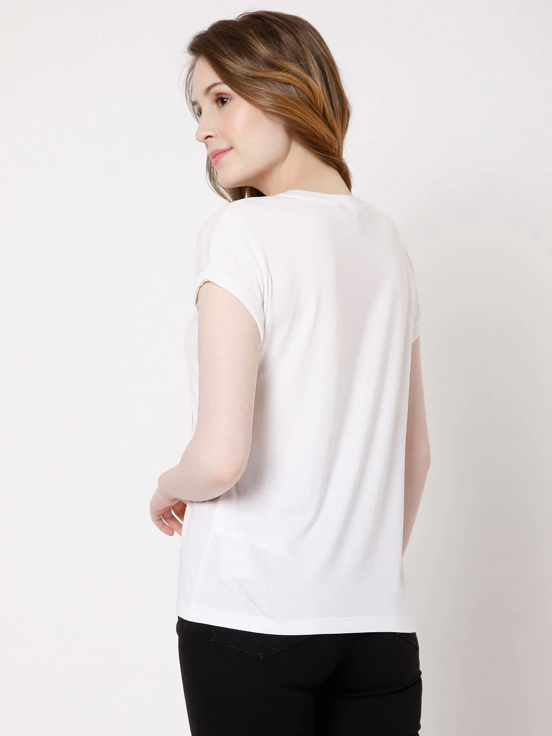 White Graphic Print T-Shirt - Image 4