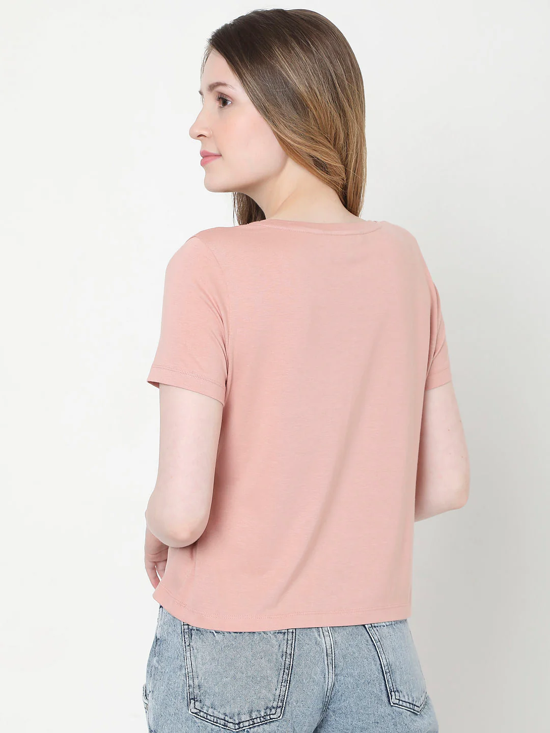 Pink Slogan Print T-Shirt - Image 4