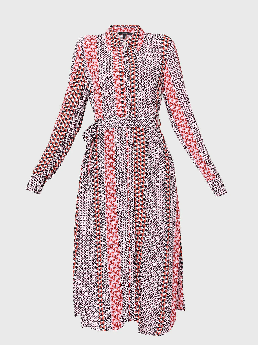 Black & Red Printed Shirt Dress - Image 6