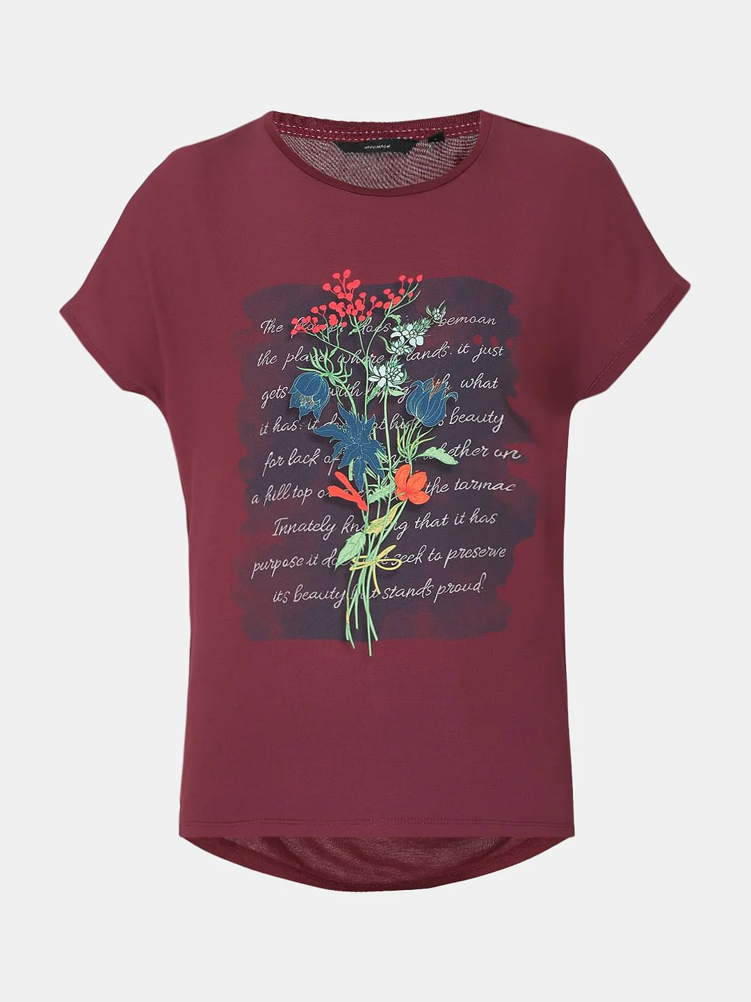 Red Graphic Print Top - Image 7