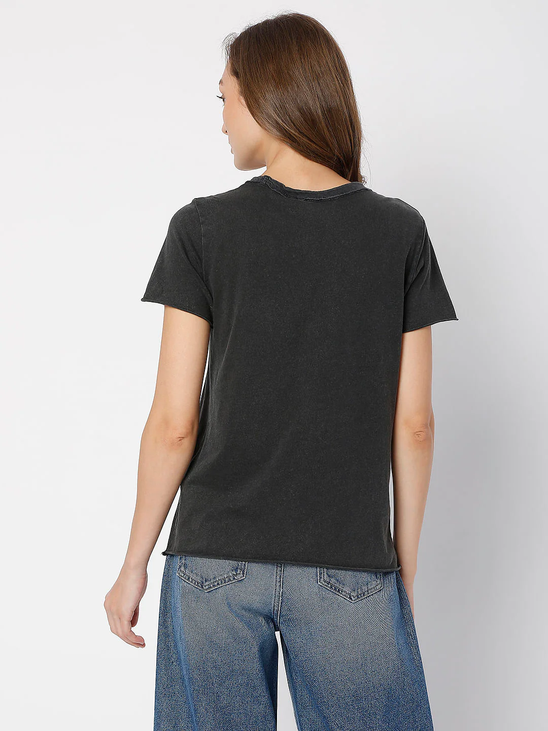 Black Acid Washed T-Shirt - Image 4