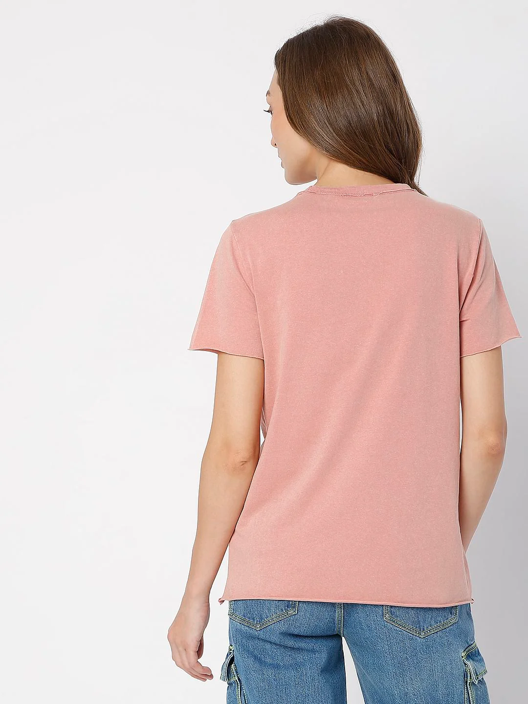 Pink Acid Washed T-Shirt - Image 4