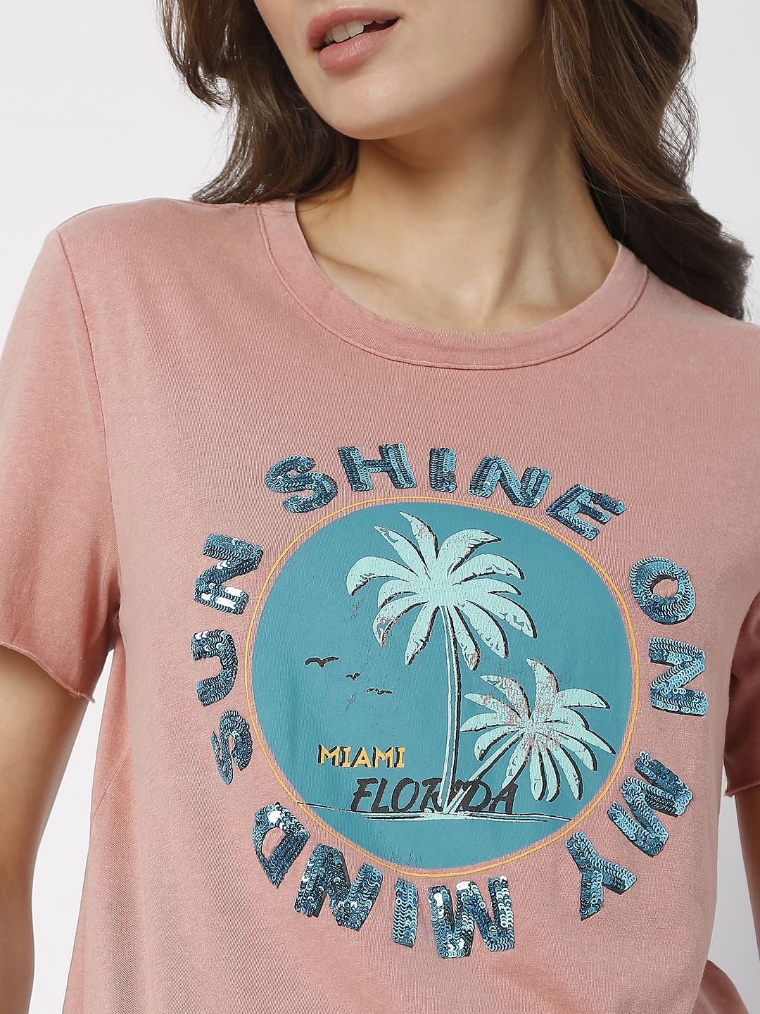 Pink Acid Washed T-Shirt - Image 6