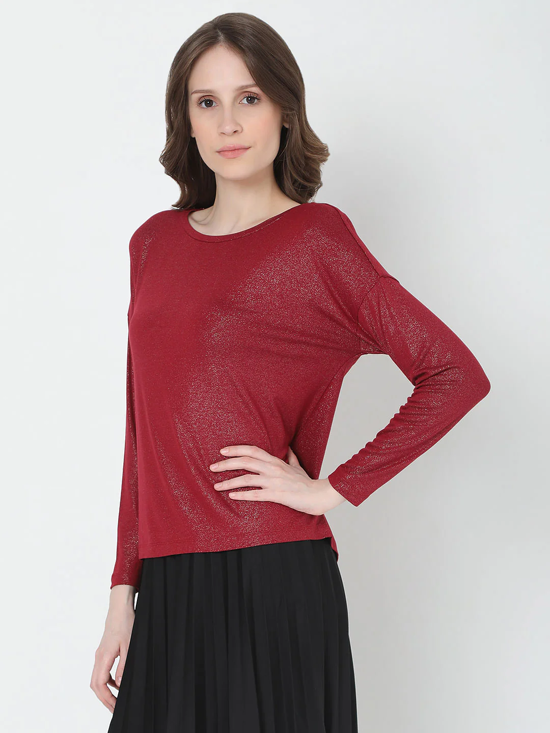 Red Shimmer Top - Image 3