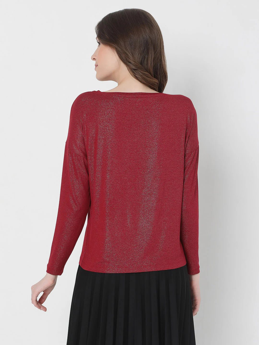 Red Shimmer Top - Image 4