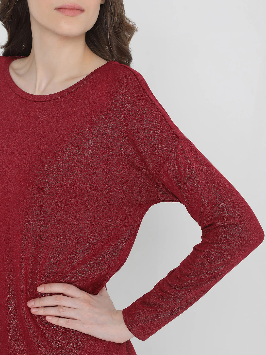 Red Shimmer Top - Image 6