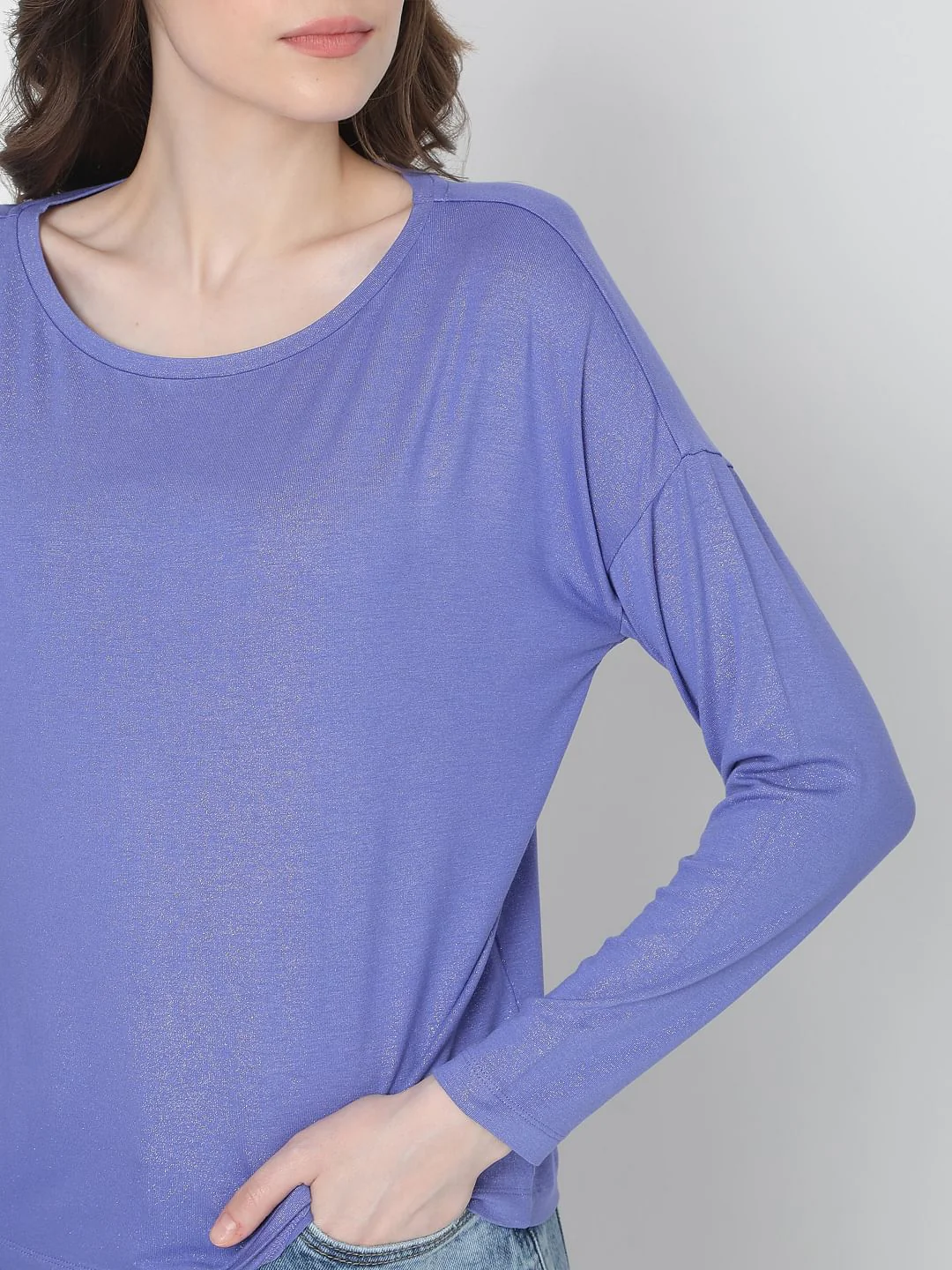 Blue Shimmer Top - Image 6