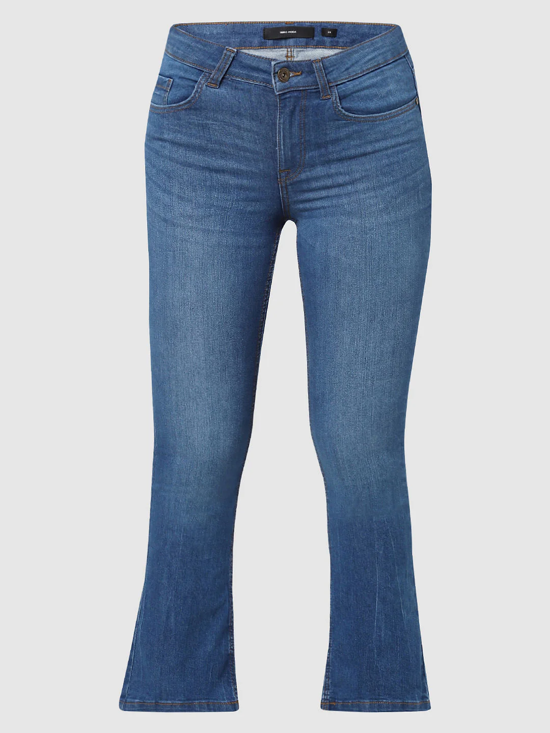 Blue Mid Rise Petra Bootcut Jeans - Image 6