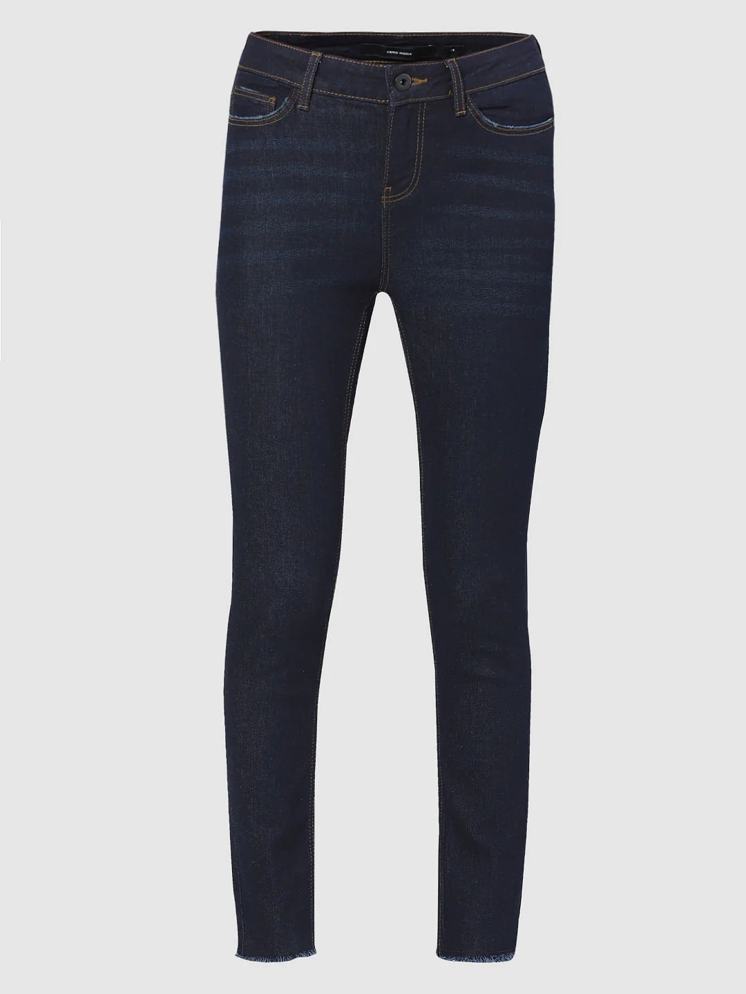 Dark Blue Mid Rise Wendy Skinny Jeans - Image 6