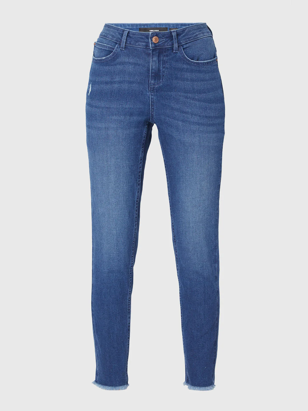 Blue Mid Rise Wendy Skinny Jeans - Image 7