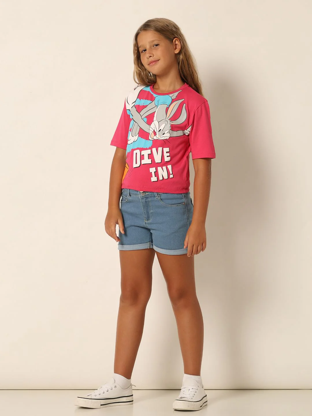 Looney Tunes Pink Bugs Bunny T-Shirt - Image 5