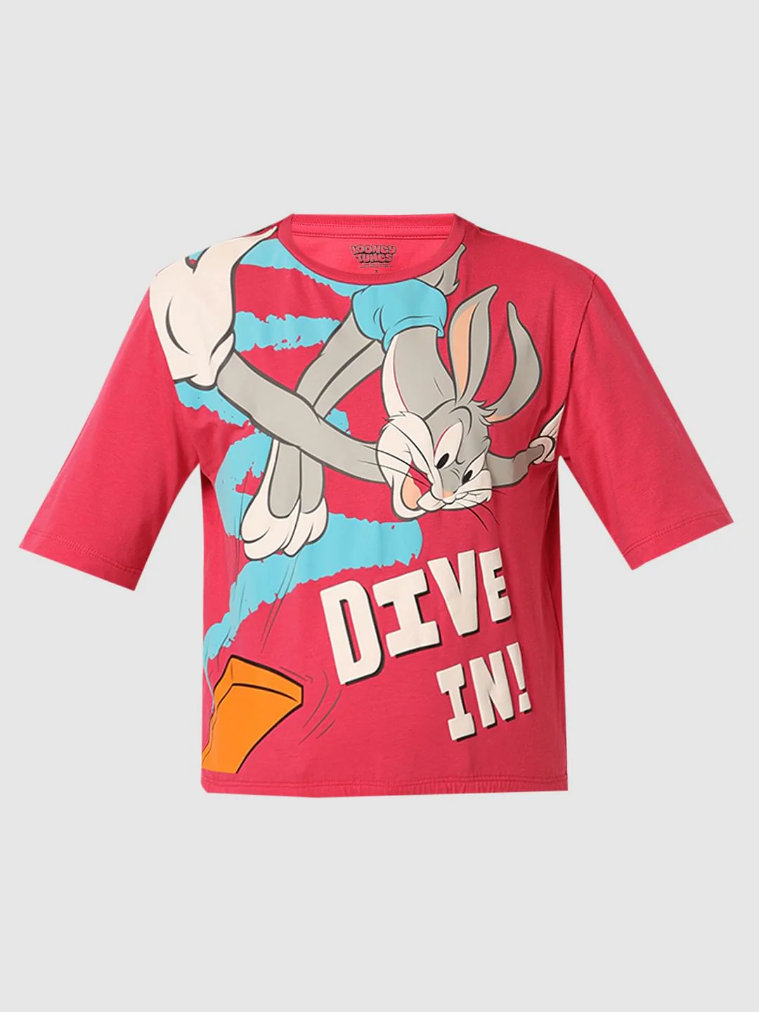 Looney Tunes Pink Bugs Bunny T-Shirt - Image 6